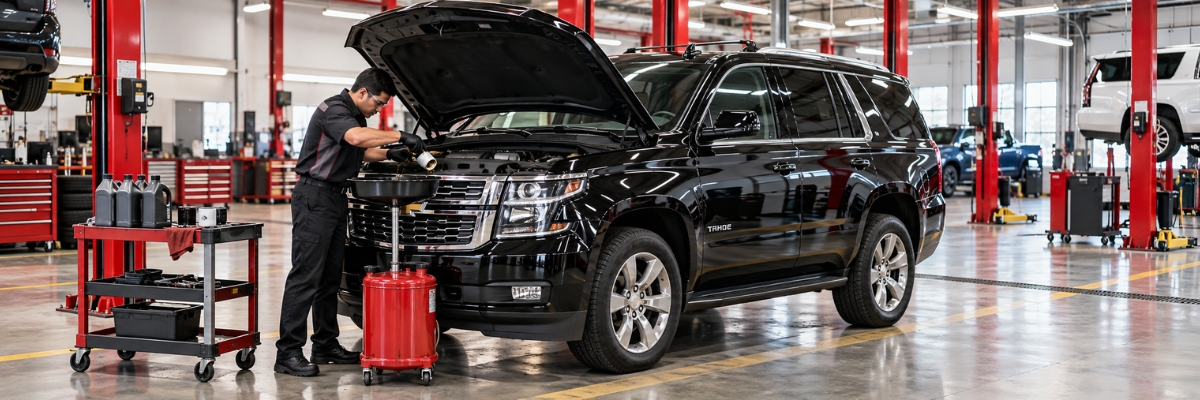 Chevrolet — Tahoe engine bay