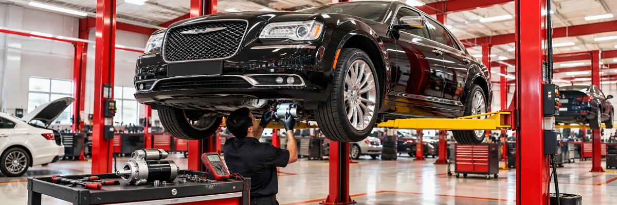 Chrysler — 300 on the lift