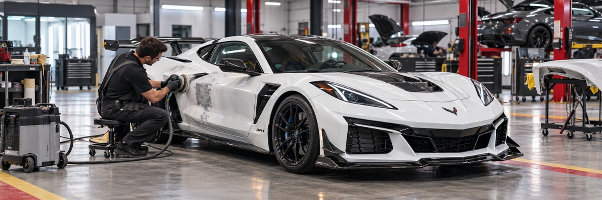 Corvette — Z06 front-end service