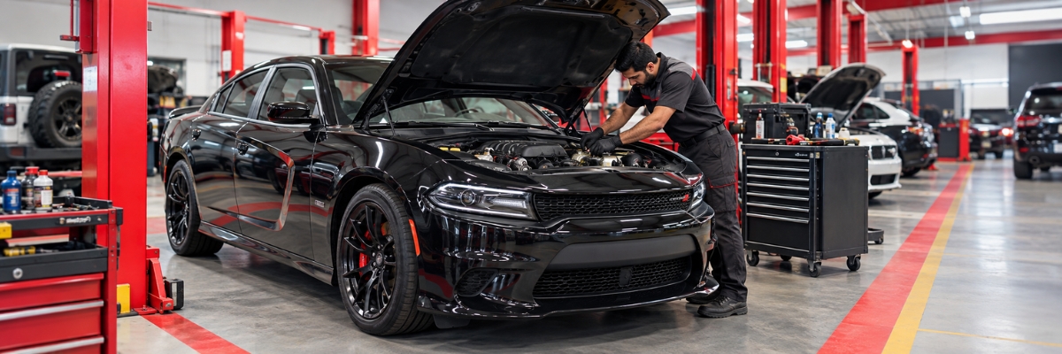 Dodge — Charger engine bay