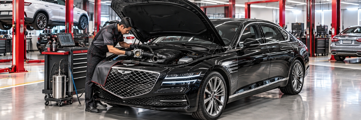 Genesis — G80 engine bay