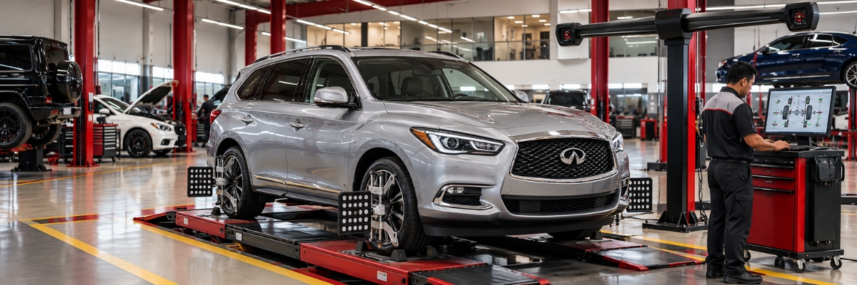 Infiniti — QX60 on the rig
