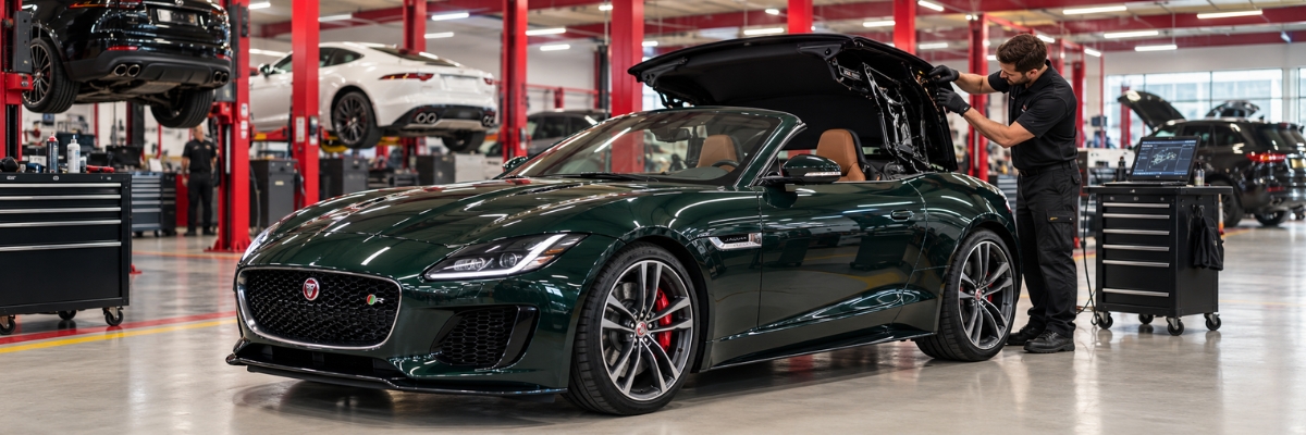 Jaguar — F-Type engine bay