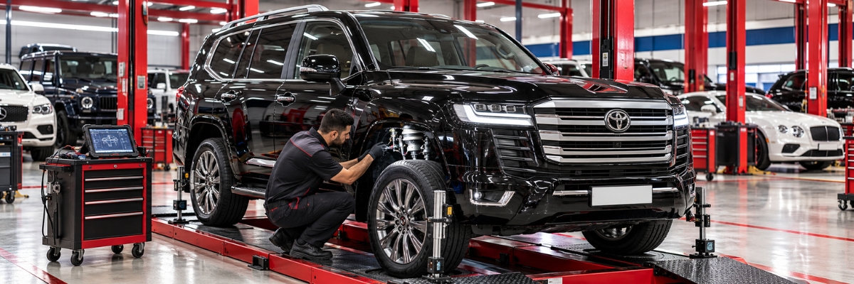 Land Cruiser — LC300 wheel service