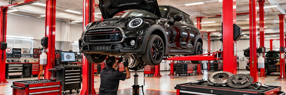 Mini Cooper — Cooper S on the lift