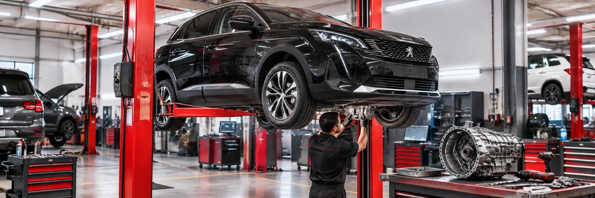 Peugeot — 3008 on the lift