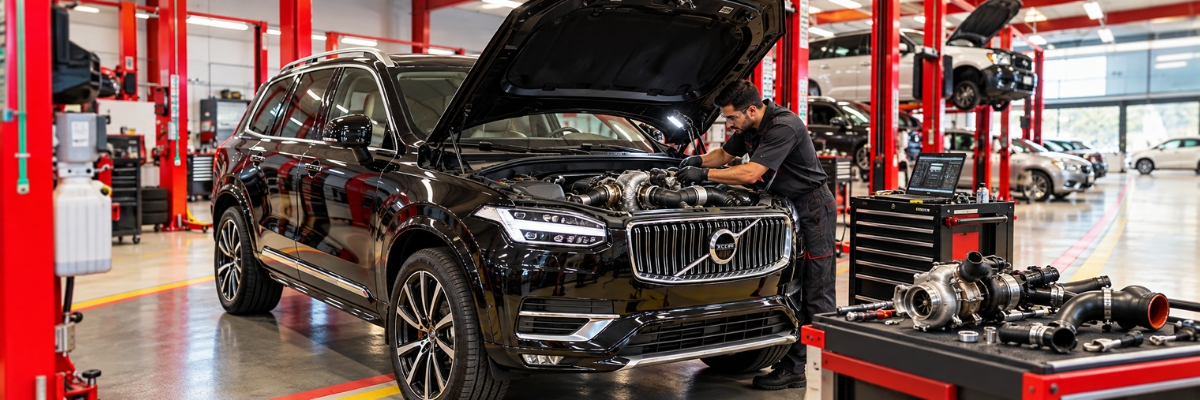 Volvo — XC90 engine bay