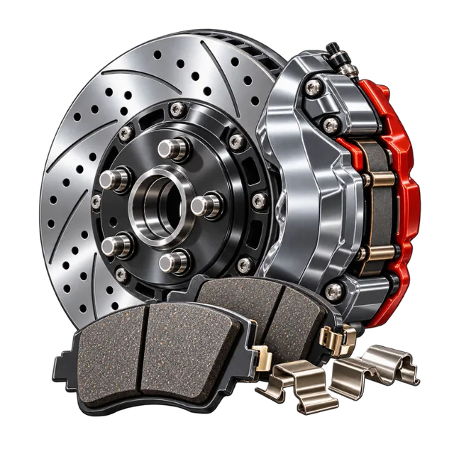 Brakes — pads, discs and wear items