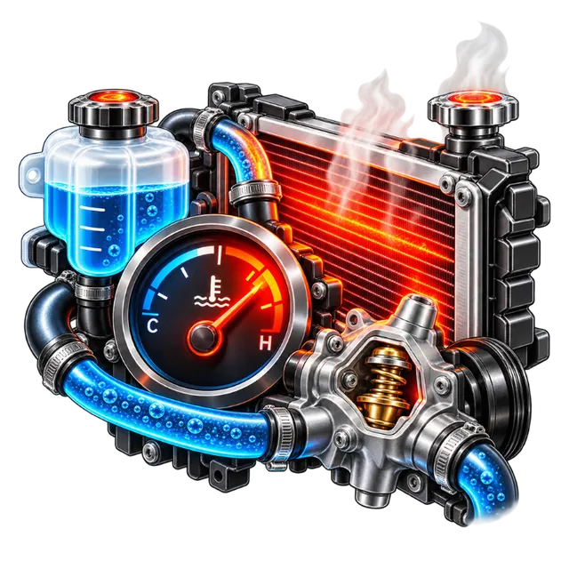 Coolant — overheating and related faults