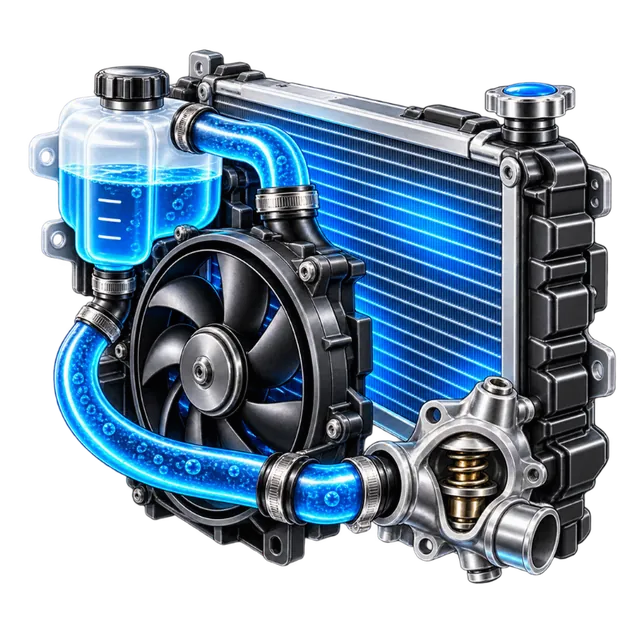 Coolant — radiator and components