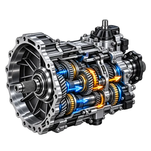 Gearbox — shifting, engagement and drive