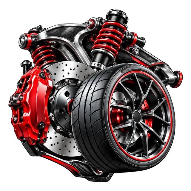 Modification — suspension, brakes and wheels