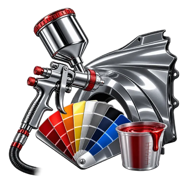 Painting — preparation and colour matching