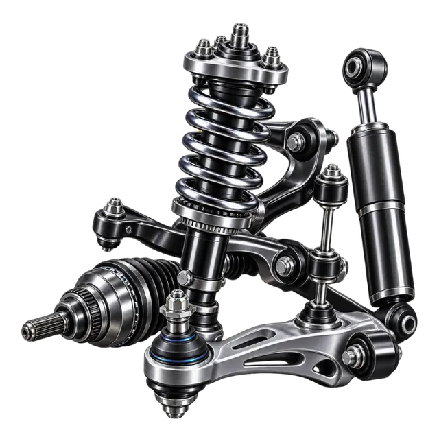 Suspension — joints, springs and dampers